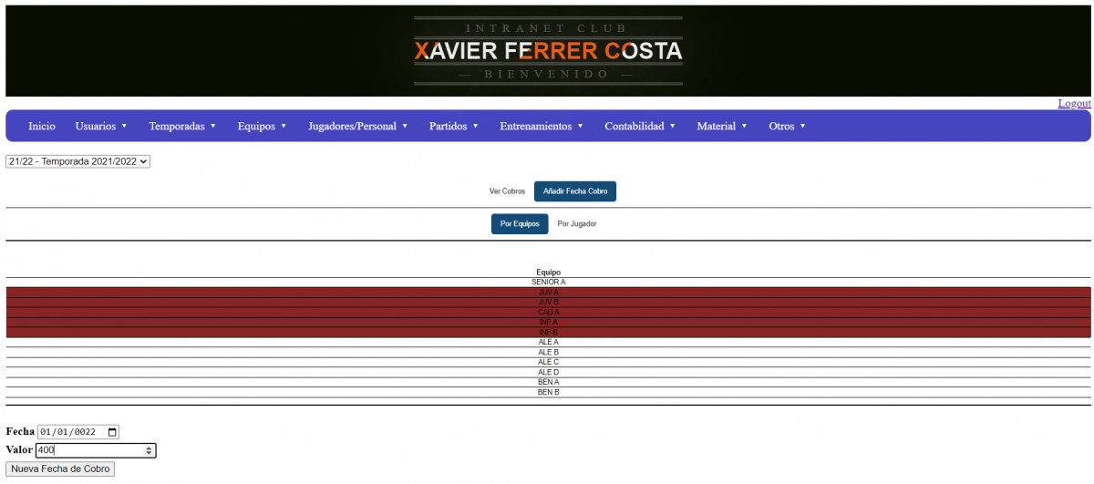 Control de Cobros