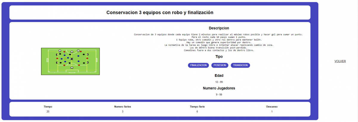 ejercicio entreno