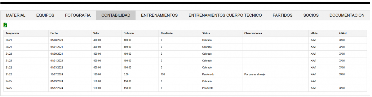 ficha jugador contabilidad